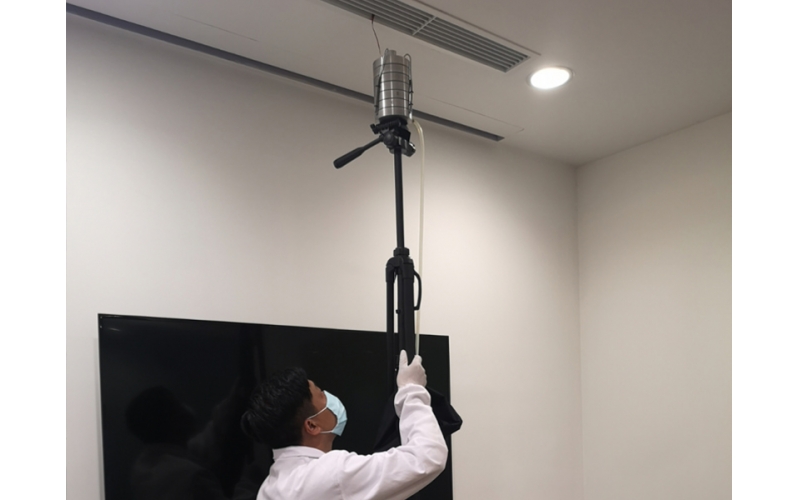 上海集中空調衛生檢測現場