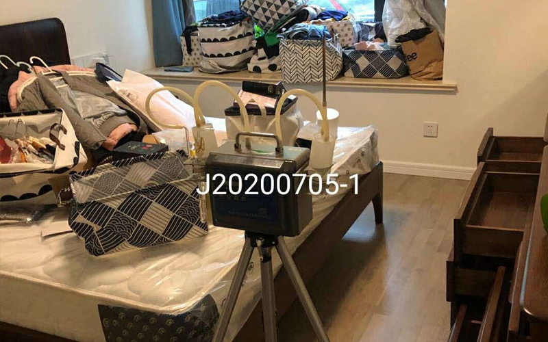 上海住宅家庭室內甲醛檢測現場照片